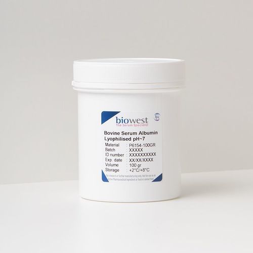 Reagente albumina di siero bovino - P6154 series - Biowest - per analisi di proteine / per stabilizzazione di proteine / per bloccare