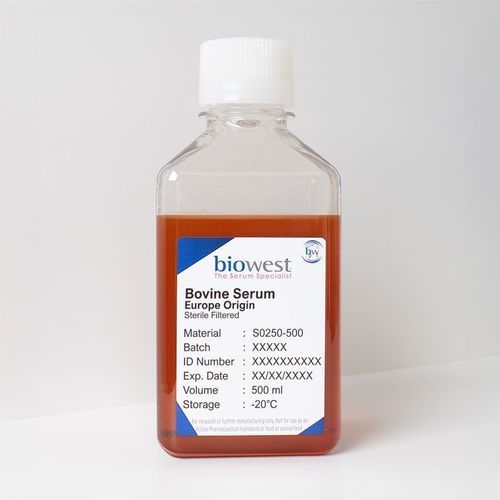 Reagente siero di vitello adulto - S0250 series - Biowest - di siero / di biochimica / per coltura cellulare