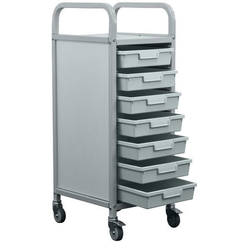 Carrello ospedaliero - HI-MK8AB-1S-71 - Handle-iT - per uso generale / di stoccaggio / con piano di appoggio