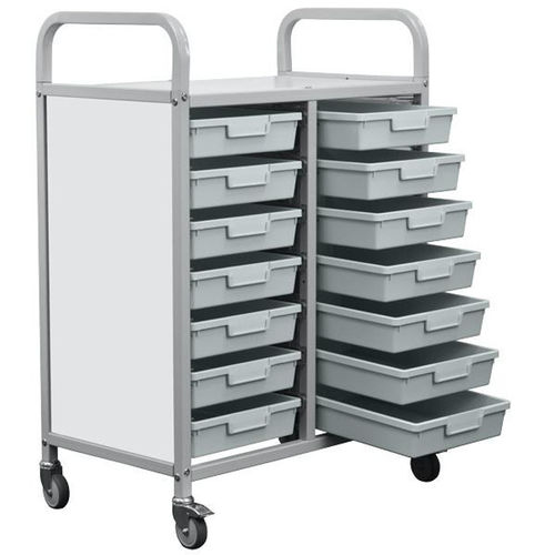 Carrello ospedaliero - HI-MK8AB-2S - Handle-iT - di stoccaggio / con piano di appoggio / modulare