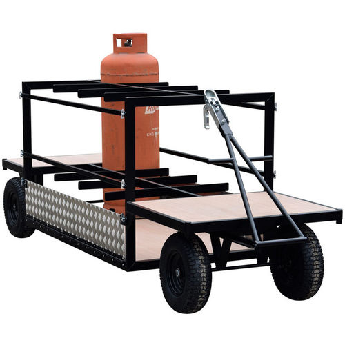 Carrello ospedaliero - HI-T-GBT08-1000 - Handle-iT - portabombole di gas / di trasporto / 16 bombole
