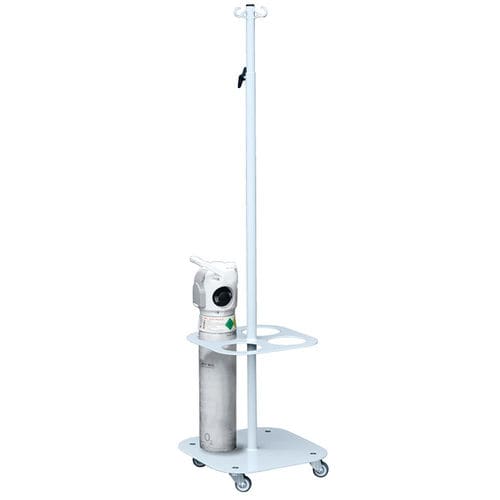 Carrello per pompe di perfusione - HIH-GDS-18-4-4H - Handle-iT - ospedaliero / portabombole di ossigeno / di stoccaggio