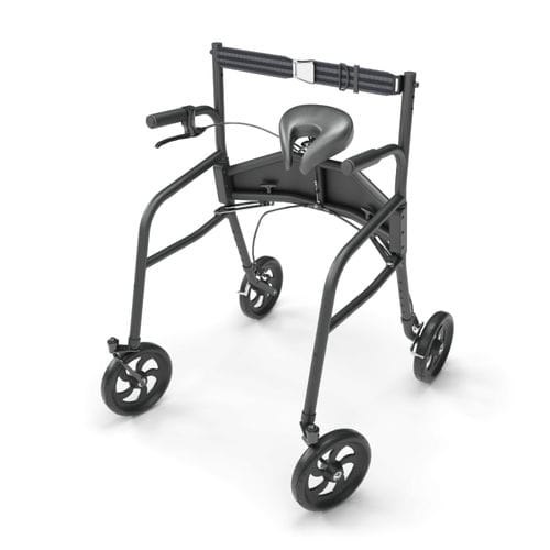 Deambulatore rollator a 4 ruote - LifeGlider - RMS Rehab - con sedile / ad altezza regolabile