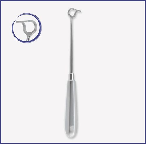 Curetta ORL - 8795 - Bisons International - autoclavabile / in acciaio inossidabile