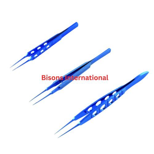 Pinza chirurgica - BI-001484 - Bisons International - per sutura / riutilizzabile / dritta