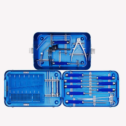 Strumentario per chirurgia del rachide - 9870 - Bisons International - per fusione vertebrale / sterile