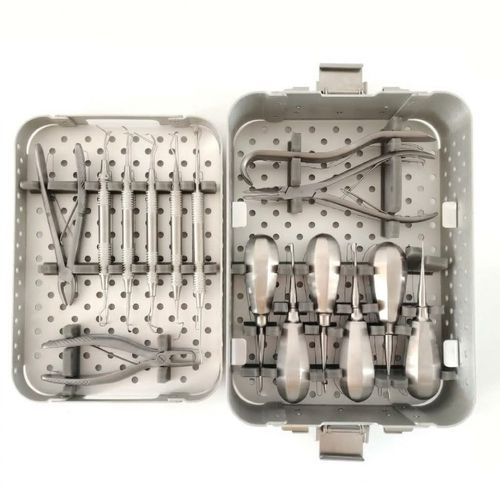 Strumentario veterinario per estrazione dentale - BI-001566 - Bisons International - per diagnosi odontoiatrica / per chirurgia odontoiatrica / canino