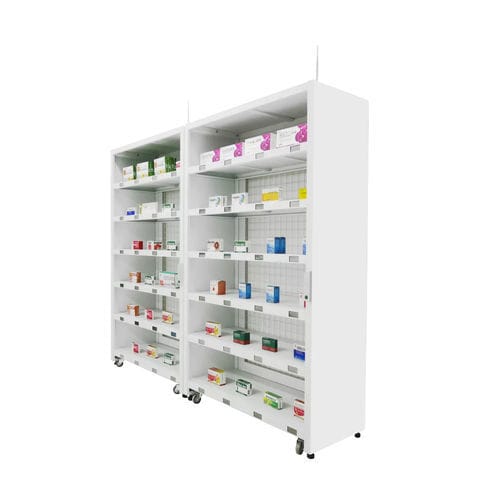 Scaffalatura per farmacia - Shenzhen RSS Technology Co., Ltd. - modulare / mobile