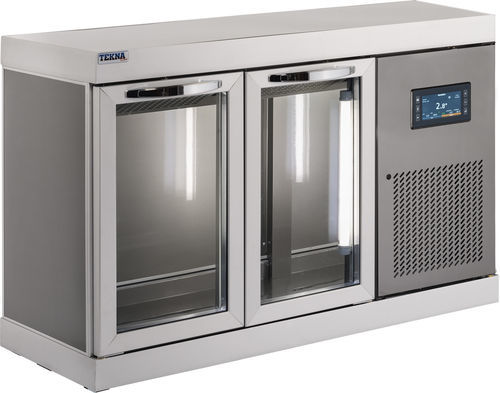 Frigorifero da laboratorio - 2 SBM CB - Teknaline Srl - da incasso / 2 porte / con porta in vetro