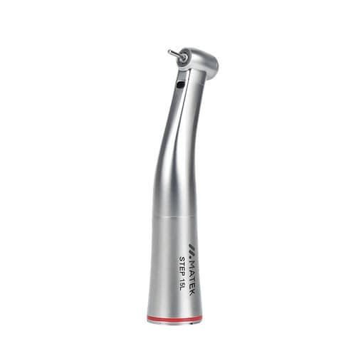 Contrangolo odontoiatrico - STEP 15L - Matek Dental Solutions - pneumatico / moltiplicatore / in acciaio inossidabile