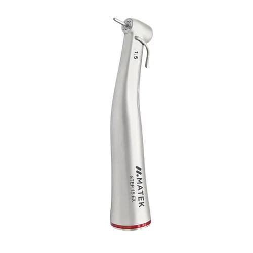 Contrangolo odontoiatrico - STEP 15 EX - Matek Dental Solutions - pneumatico / moltiplicatore / in acciaio inossidabile