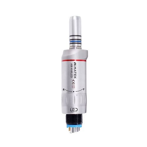 Micromotore odontoiatrico - AM-K40 LED - Matek Dental Solutions - elettrico / moltiplicatore / in acciaio inossidabile