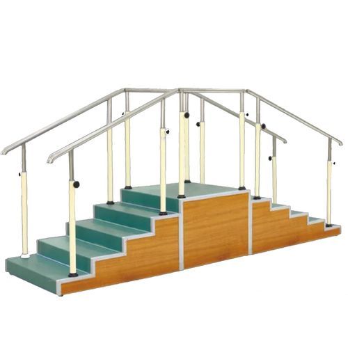 Scale per riabilitazione diritta tipo ponte - HOYKER - USA Rehabstore - con 2 corrimani