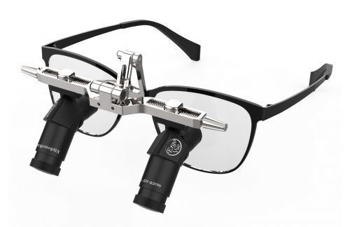 Occhiali binoculari con montatura - Ergo-Vue-3.5x - ErgonoptiX Alon Sabsay - con sistema ribaltabile / con lampada frontale