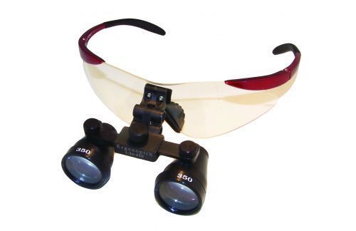 Montatura per occhiali binoculari con montatura - Fashion Safety  - ErgonoptiX Alon Sabsay - con lampada frontale