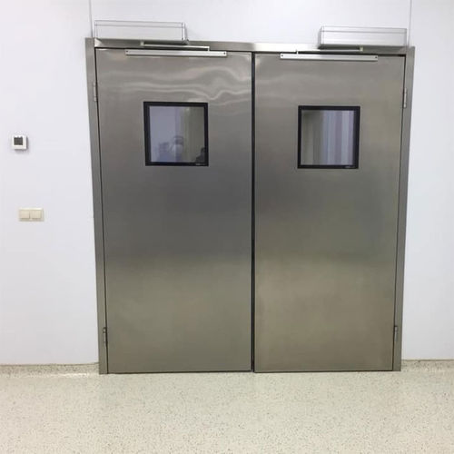 Porta di protezione - iCat® - RSA Door Systems - ermetica / a tenuta d'aria / per sala operatoria