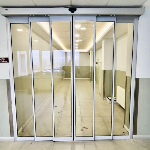 Porta di protezione - iCat® A110 T2-T4 - RSA Door Systems - per ospedale / telescopica / in alluminio