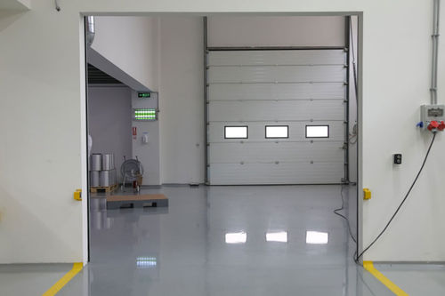 Porta di protezione - iCat® - RSA Door Systems - di isolamento / per ospedale / scorrevole