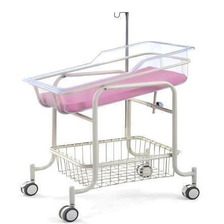 Culla pediatrica con rotelle - YK-M119 - Topmost Medical Technology Co.,Ltd - con barriere laterali / con asta portaflebo / con scomparti