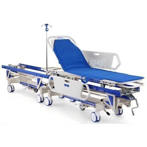 Barella ad altezza regolabile - YK-TS001 - Topmost Medical Technology Co.,Ltd - con rotelle / in plastica / in alluminio