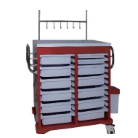 Carrello medico - YK-ET016 - Topmost Medical Technology Co.,Ltd - con contenitori / mobile