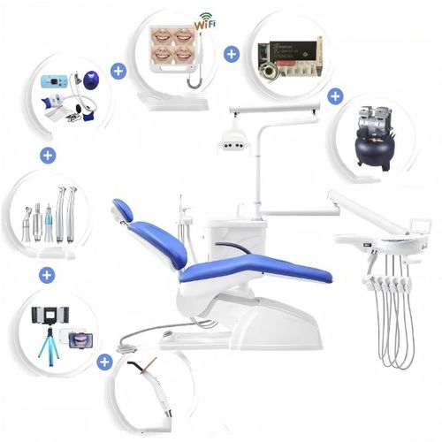 Riunito odontoiatrico compatto - YK-DC001 - Topmost Medical Technology Co.,Ltd - con monitor / con portastrumenti / con illuminazione