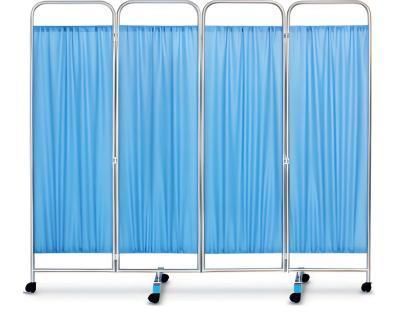 Paravento medicale con rotelle - YK-S76 - Topmost Medical Technology Co.,Ltd - 3 pannelli / in acciaio inossidabile