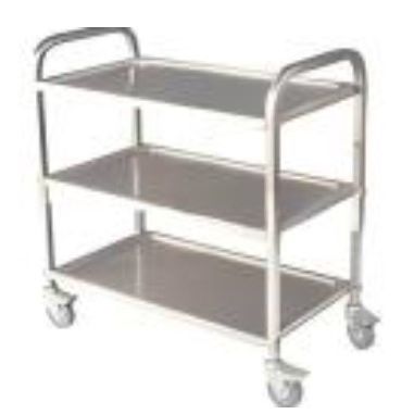 Carrello medico - YK-S042 - Topmost Medical Technology Co.,Ltd - in acciaio inossidabile