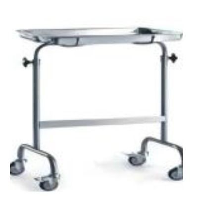 Tavolo di Mayo con rotelle - YK-S022 - Topmost Medical Technology Co.,Ltd - in acciaio inossidabile / manuel