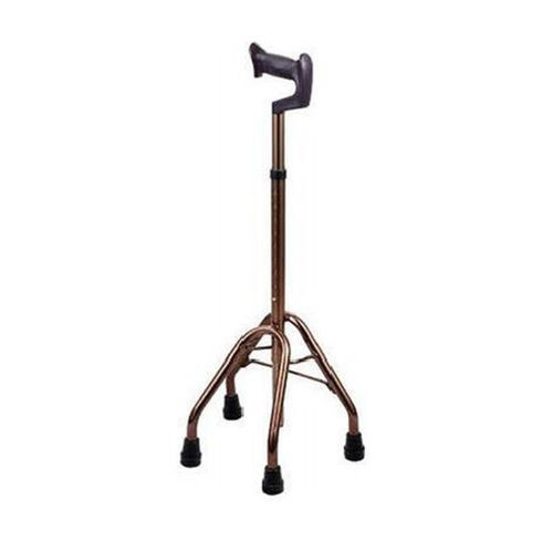 Bastone da passeggio con impugnatura arrotondata - YK-5718 - Topmost Medical Technology Co.,Ltd - quadripode / ad altezza regolabile / antiscivolo