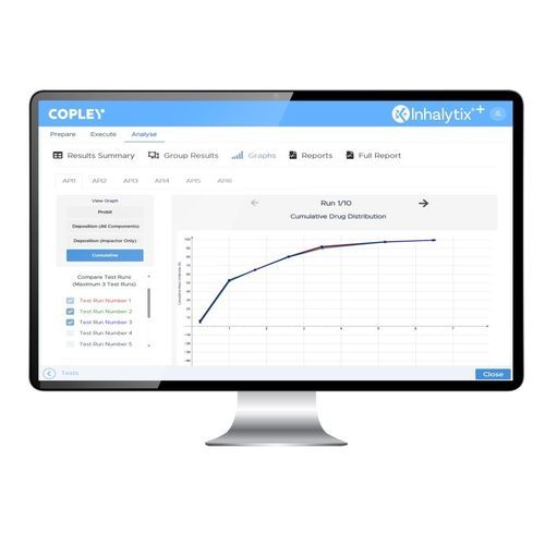 Software di analisi di dati - Inhalytix®+ - MSP, a Division of TSI - per l'industria farmaceutica / per distribuzione aerodinamica di particelle