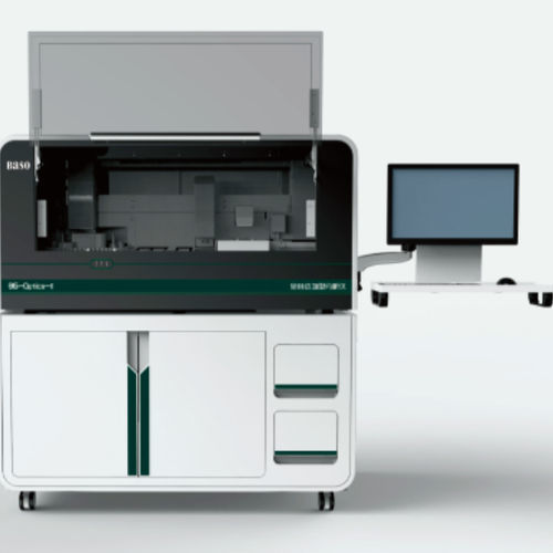 Analizzatore di gruppi sanguigni automatico - BG-Optics-II - Wuhan Jinhong Biotech Development Co., Ltd. - da terra