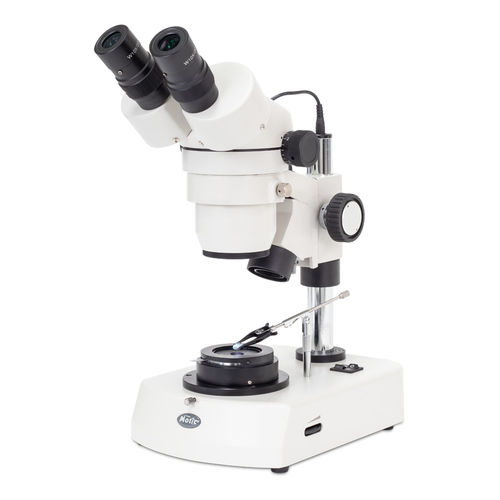 Stereomicroscopio ottico - SMZ-140-DF - Motic Europe - da laboratorio / da ricerca / dritto