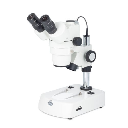 Stereomicroscopio ottico - SMZ-143-N2LED - Motic Europe - da laboratorio / da ricerca / dritto