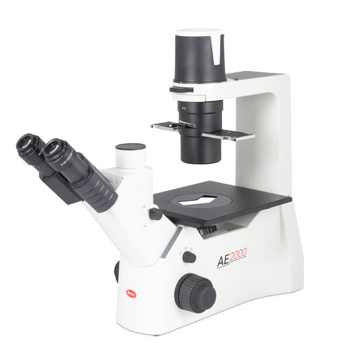 Microscopio ottico - AE2000 - Motic Europe - da laboratorio / invertito / trinoculare