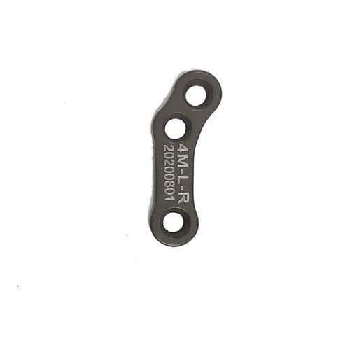 Placca ossea di compressione a uso veterinario per tibia - 4M-L-R - Biosurgex - bloccata