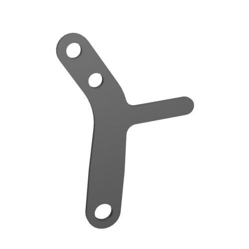 Placca ossea di compressione a uso veterinario per tibia - 7L-T - Biosurgex - distale