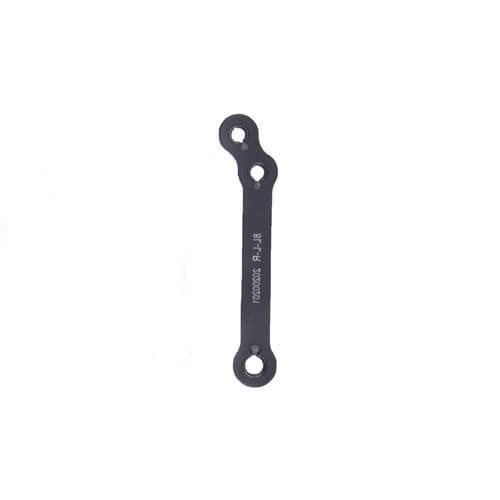 Placca ossea di compressione a uso veterinario per tibia - 8L-L-L - Biosurgex - bloccata