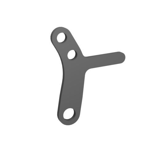 Placca ossea di compressione a uso veterinario per tibia - 4L-T - Biosurgex