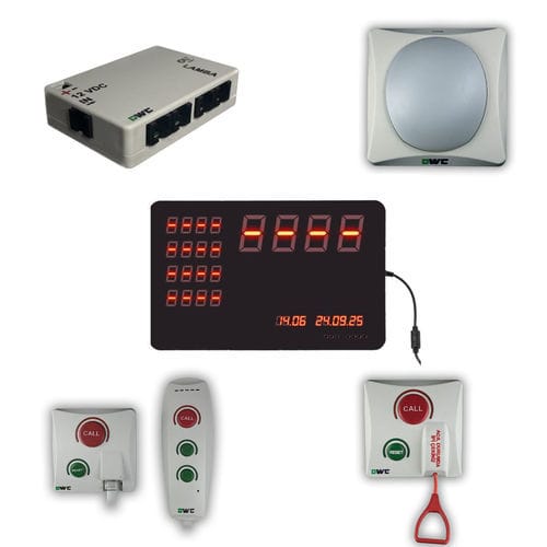 Sistema di chiamata infermiera da bagno - dwc elektronik - di zona / per letto / portatile