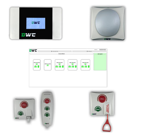 Sistema di chiamata infermiera da bagno - dwc elektronik - di zona / per letto / cellulari