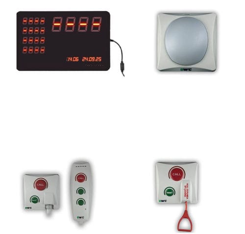 Sistema di chiamata infermiera di zona - dwc elektronik - portatile / medico / per residenza sanitaria assistenziale