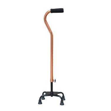Stampella canadese - CS-QCY-0002 - Alta DiagnoTech - quadripode / per adulto / ad altezza regolabile