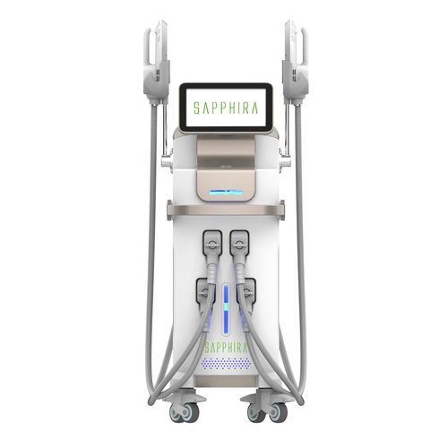 Unità di body contouring tramite elettrostimolazione muscolare (EMS) - VELOX PRO X - SAPPHIRA - su carrello