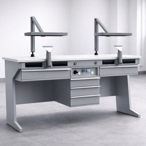 Postazione di lavoro per laboratorio odontotecnico didattica - AWB 03 - AVIOR GMBH - con cassetti / doppia / ergonomica