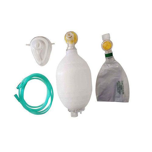Rianimatore manuale per interventi di emergenza - Cruzine Healthcare - in silicone / in PVC / con maschera