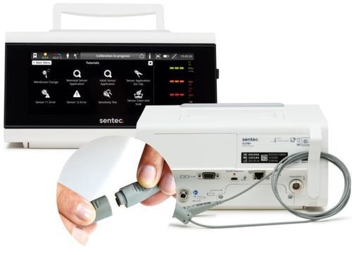 Monitor multiparametrico portatile - tCOM+ - Sentec - con sensore separato / comodino / SpO2
