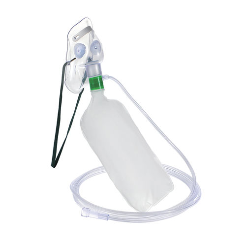 Maschera per ossigenoterapia in PVC - OS-D00000 series - AirICU. Inc - regolabile / trasparente