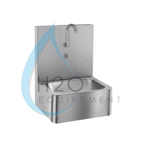 Lavandino per ospedale - HAND ONE INOX - H2O Equipement - medico / per struttura sanitaria / per clinica odontoiatrica