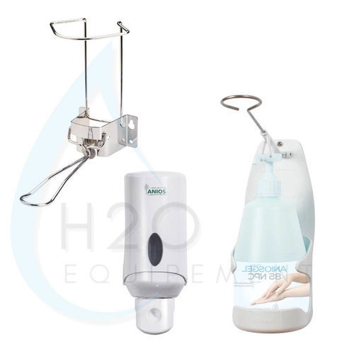 Distributore di sapone - H2O Equipement - per gel igienizzante / in ABS / in acciaio inossidabile
